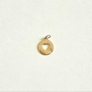 Helen Ficalora 14k gold heart charm